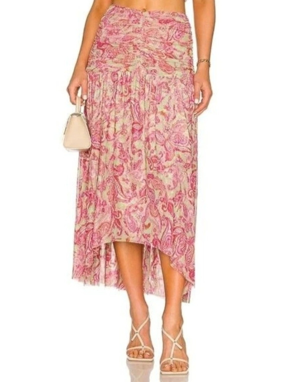 Misa Los Angeles Dalida Dress (Skirt) Vintage Paisley size L